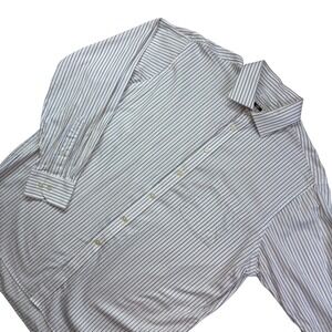 Joseph Abboud Classic Fit Striped Dress Shirt Mens 17 34/35 Long Sleeve